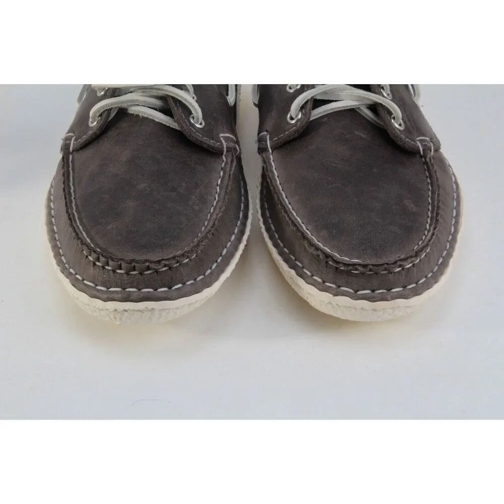 Quoddy Boat Moc II Moccasins Shoes Mens Gray Sz 11 D